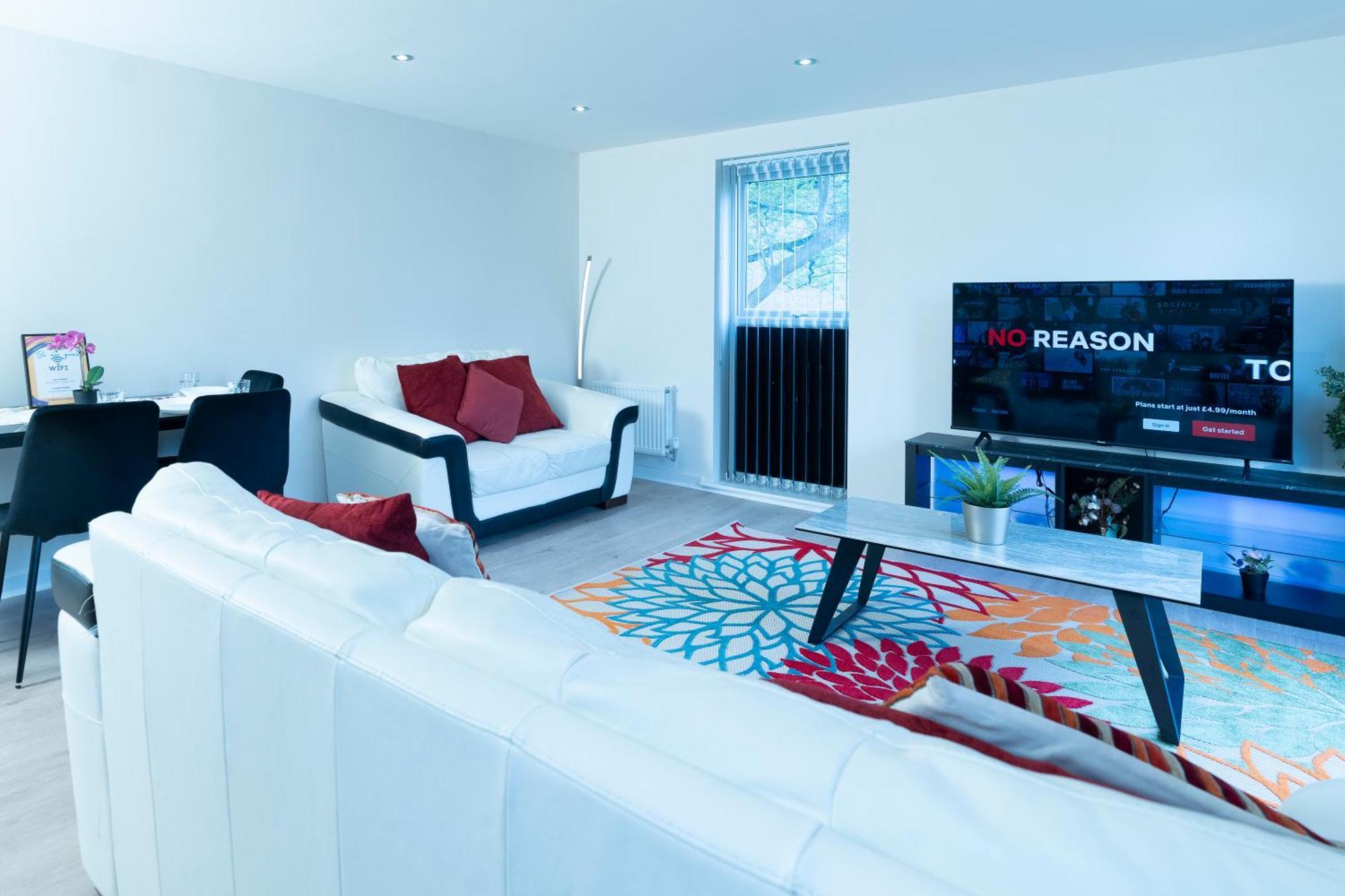 Luxury Ground Floor 2 Bedroom Apartment Free Wifi & Parking Sheffield Eksteriør bilde