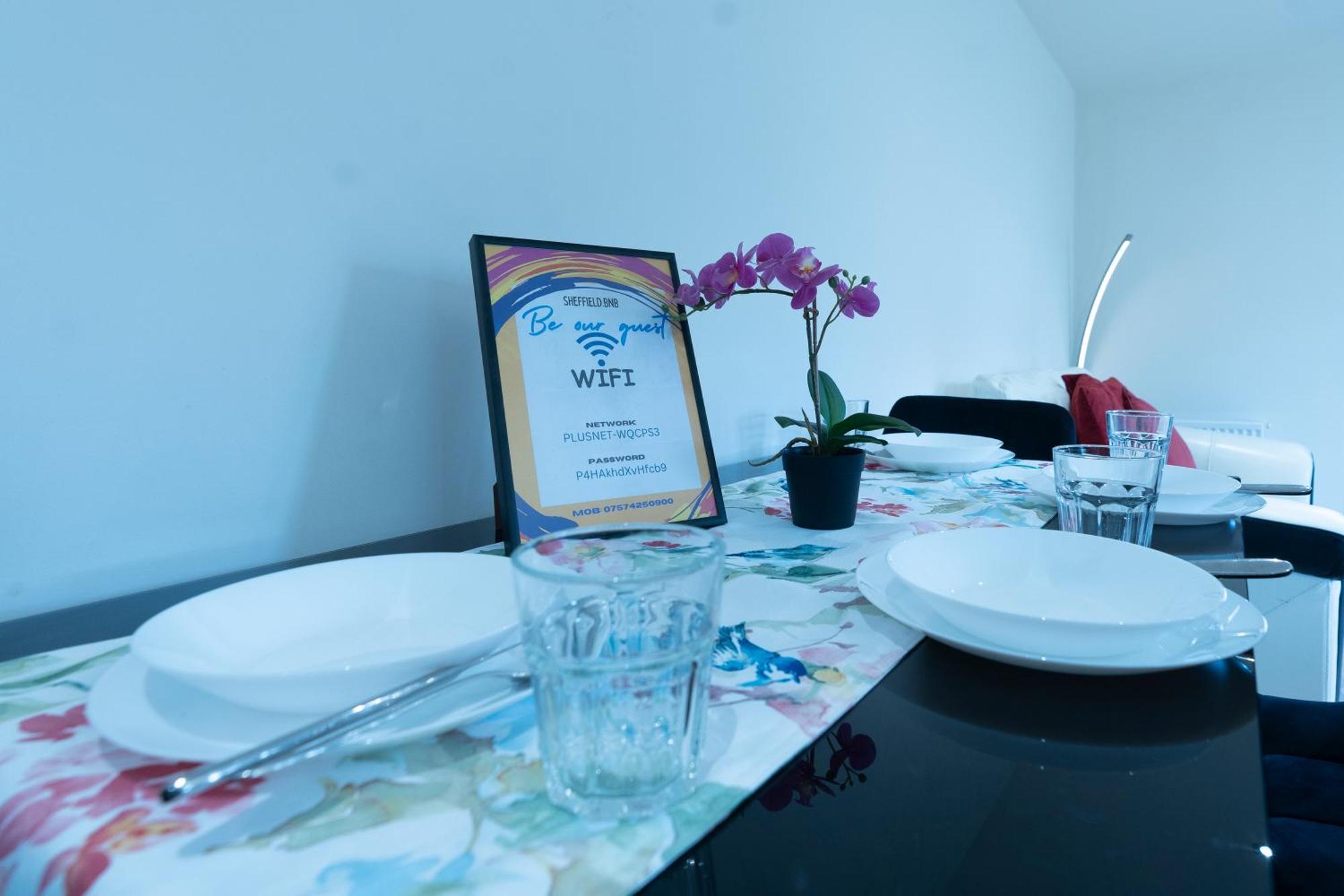 Luxury Ground Floor 2 Bedroom Apartment Free Wifi & Parking Sheffield Eksteriør bilde